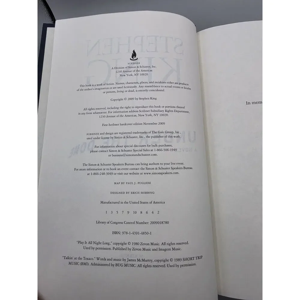 Stephen King Under The Dome A Novel First Edition Hardcover With Dust Jacket